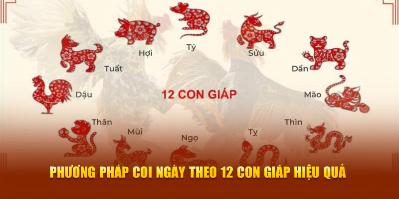 Phương pháp coi ngày theo 12 con giáp hiệu quả